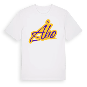 Åbo baseball t-shirt – ekologisk bomull t-shirt från Pinshirt
