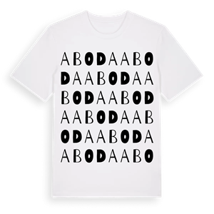 Aboda ordlek t-shirt – ekologisk bomull t-shirt från Pinshirt