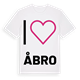 Jag älskar Åbro t-shirt stort tryck