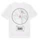 White t-shirt med Åbro t-shirt