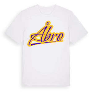 Åbro baseball t-shirt – ekologisk bomull t-shirt från Pinshirt