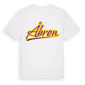 Åbron baseball t-shirt – ekologisk bomull t-shirt från Pinshirt