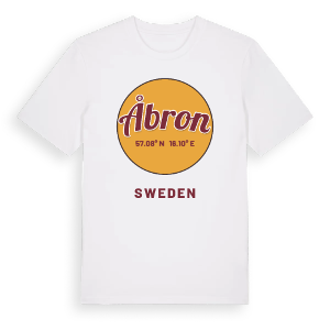 Åbron cirkel t-shirt – ekologisk bomull t-shirt från Pinshirt