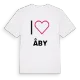 Jag älskar Åby t-shirt stort tryck