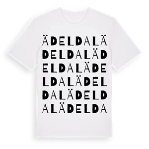 Ädeldal ordlek t-shirt – ekologisk bomull t-shirt från Pinshirt