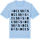 Blue Soul t-shirt med Adelsnäs ordlek t-shirt