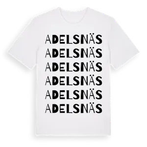 Adelsnäs ordlek t-shirt – ekologisk bomull t-shirt från Pinshirt