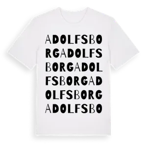 Adolfsborg ordlek t-shirt – ekologisk bomull t-shirt från Pinshirt