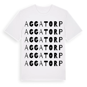 Aggatorp ordlek t-shirt – ekologisk bomull t-shirt från Pinshirt