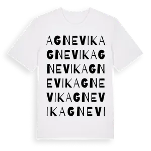 Agnevik ordlek t-shirt – ekologisk bomull t-shirt från Pinshirt