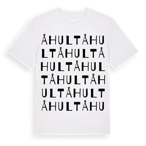 Åhult ordlek t-shirt – ekologisk bomull t-shirt från Pinshirt