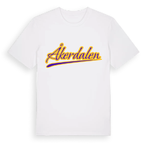 Åkerdalen baseball t-shirt – ekologisk bomull t-shirt från Pinshirt
