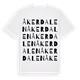 Åkerdalen ordlek t-shirt