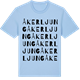 Blue Soul t-shirt med Åkerljung ordlek t-shirt