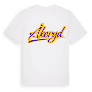 Åkeryd baseball t-shirt – ekologisk bomull t-shirt från Pinshirt