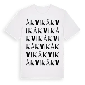Åkvik ordlek t-shirt – ekologisk bomull t-shirt från Pinshirt