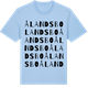 Blue Soul t-shirt med Ålandsbo ordlek t-shirt