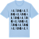 Blue Soul t-shirt med Aläng ordlek t-shirt