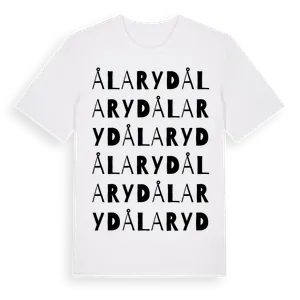 Ålaryd ordlek t-shirt – ekologisk bomull t-shirt från Pinshirt