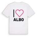 Jag älskar Albo t-shirt stort tryck