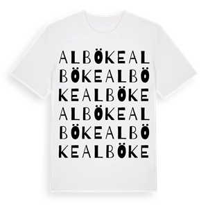 Alböke ordlek t-shirt – ekologisk bomull t-shirt från Pinshirt