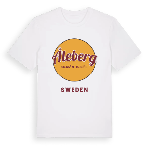 Åleberg cirkel t-shirt – ekologisk bomull t-shirt från Pinshirt