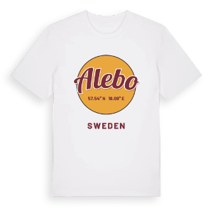 Alebo cirkel t-shirt – ekologisk bomull t-shirt från Pinshirt