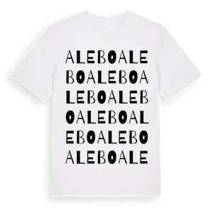 Alebo ordlek t-shirt – ekologisk bomull t-shirt från Pinshirt