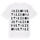 Alebohult ordlek t-shirt