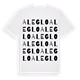 Aleglo ordlek t-shirt