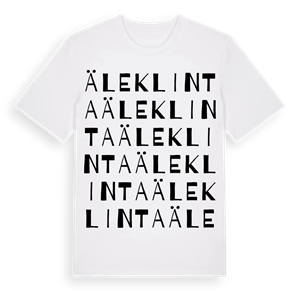 Äleklinta ordlek t-shirt – ekologisk bomull t-shirt från Pinshirt