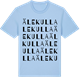 Blue Soul t-shirt med Älekulla ordlek t-shirt