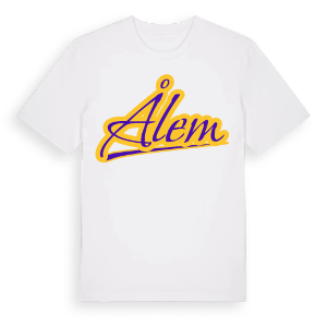Ålem baseball t-shirt – ekologisk bomull t-shirt från Pinshirt