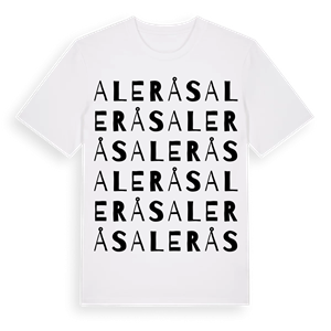 Alerås ordlek t-shirt – ekologisk bomull t-shirt från Pinshirt