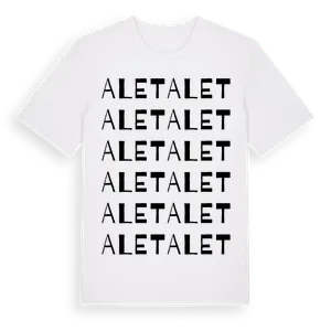 Alet ordlek t-shirt – ekologisk bomull t-shirt från Pinshirt