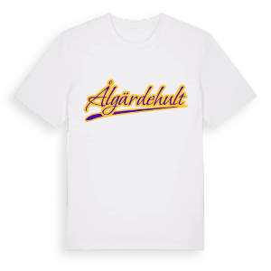 Ålgärdehult baseball t-shirt – ekologisk bomull t-shirt från Pinshirt