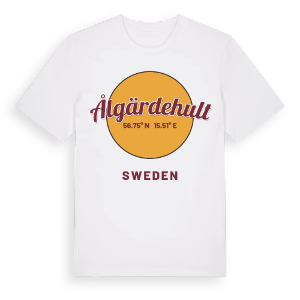 Ålgärdehult cirkel t-shirt – ekologisk bomull t-shirt från Pinshirt