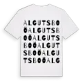 Algutsboö ordlek t-shirt