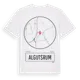 White t-shirt med Algutsrum t-shirt