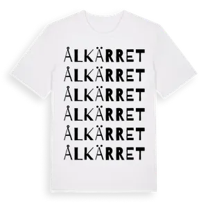 Ålkärret ordlek t-shirt – ekologisk bomull t-shirt från Pinshirt