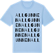 Blue Soul t-shirt med Allgunnen ordlek t-shirt