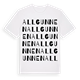 Allgunnen ordlek t-shirt