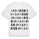 Almansrum ordlek t-shirt