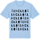 Blue Soul t-shirt med Älmeklo ordlek t-shirt