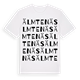 White t-shirt med Älmtenäs ordlek t-shirt