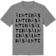 Mid Heather Gray t-shirt med Älmtenäs ordlek t-shirt