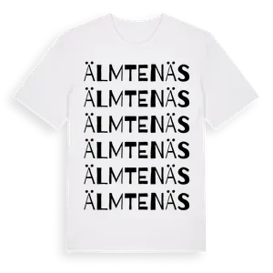 Älmtenäs ordlek t-shirt – ekologisk bomull t-shirt från Pinshirt