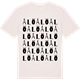 Vintage White t-shirt med Ålö ordlek t-shirt