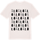 Vintage White t-shirt med Älö ordlek t-shirt