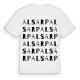 Alsarp ordlek t-shirt